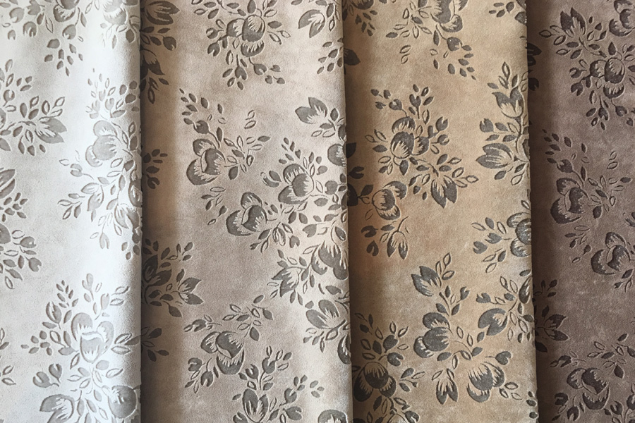 Flock on flock Flocking cloth